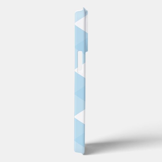 Modern Blue Buffalo iPhone Case met Naam controler (Achterkant / Rechts)