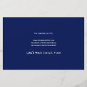 Modern Blue Business Re-Opening Promotional Flyer (Achterkant)