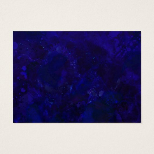 Modern Blue Calligraphy Wedding Transportation Visitekaartje (Achterkant)