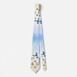 modern blue camouflage stropdas