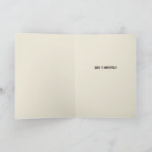 Modern Blue Circles Custom Age Verjaardag Kaart (Binnen)