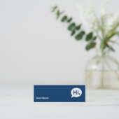 Modern Blue - Dating Profile Card Contactkaartje (Staand voorkant)