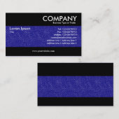 Modern - Blue Denim Texture Visitekaartje (Voorkant / Achterkant)