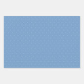 Modern Blue Diamond Chevron Baby shower Inpakpapier Vel (Voorkant 3)