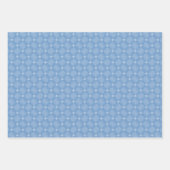 Modern Blue Diamond Chevron Baby shower Inpakpapier Vel (Voorkant)
