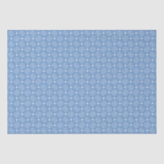 Modern Blue Diamond Chevron Baby shower Tissuepapier (Voorkant)