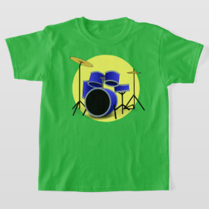 MODERN BLUE DRUM KIT T-SHIRT