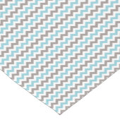 Modern Blue en Gray Chevron Korte Tafelloper (Hoek)