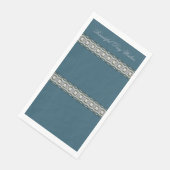 Modern Blue en Grey Servet (Hoek)