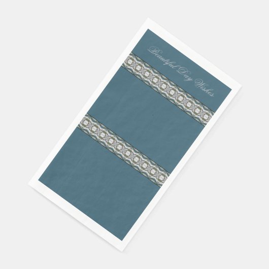 Modern Blue en Grey Servet (Hoek)