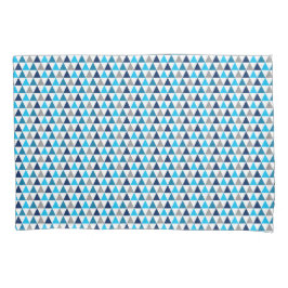 Modern Blue Geometric Pattern Kussensloop