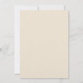 Modern Blue Gold Splash Surfer Wave Beach Weddensc Kaart (Achterkant)