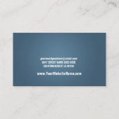 Modern Blue Green Visitekaartje (Achterkant)