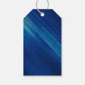 Modern Blue Grunge Bar Mitzvah Cadeaulabel (Achterkant)