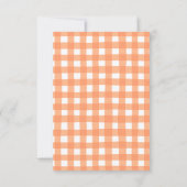 Modern Blue Halloween Baby shower bedankkaart (Achterkant)