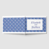 Modern Blue Mediterranean Wedding Gastenboek (Volledig)
