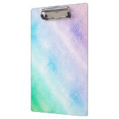 Modern Blue Paars Glitter Ombre Glam Design Klembord (Links)