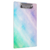 Modern Blue Paars Glitter Ombre Glam Design Klembord (Rechts)