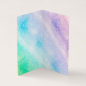 Modern Blue Paars Glitter Ombre Glam Design Visitekaartje (Binnen)