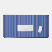 Modern Blue Paars Stripe Bureaumat (Keyboard & Muis)