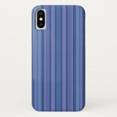 Modern Blue Paars Stripe Case-Mate iPhone Case (Achterkant)
