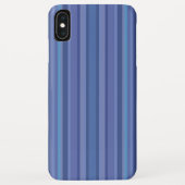 Modern Blue Paars Stripe Case-Mate iPhone Case (Achterkant)