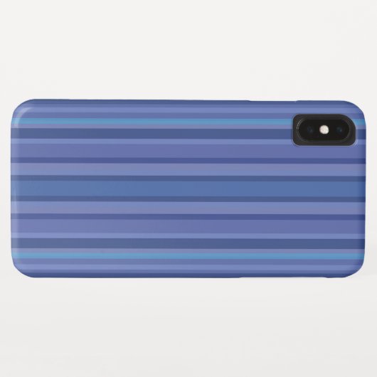 Modern Blue Paars Stripe Case-Mate iPhone Case (Achterkant (horizontaal))