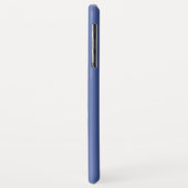 Modern Blue Paars Stripe Case-Mate iPhone Case (Achterkant/links)