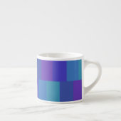 Modern Blue Palette Pattern Espresso Kop (Rechts)