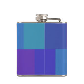 Modern Blue Palette Pattern Heupfles (Achterkant)