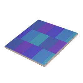 Modern Blue Palette Pattern Tegeltje