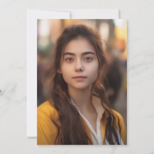 Modern Blue Pet High School foto afstudeerfeest Kaart (Achterkant)