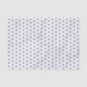 Modern Blue Polka Dots Patroon ingesteld op grijs  Tissuepapier (Voorkant)
