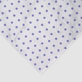 Modern Blue Polka Dots Patroon ingesteld op grijs  Tissuepapier (Detail)