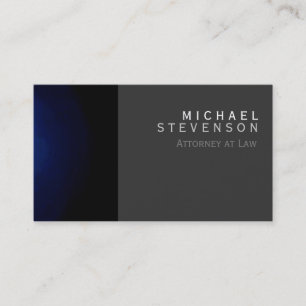 Modern Blue Red Attorney to Law Visitekaartje