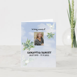 Modern Blue Sky condoleense kaart