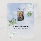 Modern Blue Sky condoleense kaart (Voorkant)