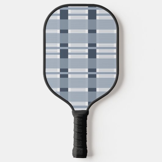Modern Blue Soft-naam Pickleball Paddle (Achterkant)