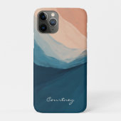 Modern Blue Specialized Add Jouw naam Case-Mate iPhone Case (Achterkant)