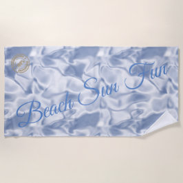 Modern Blue Strandlaken