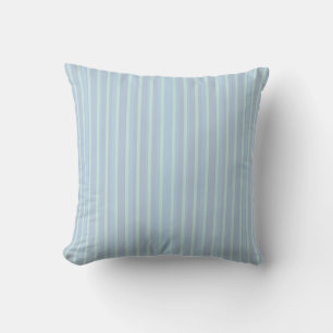Modern Blue Striped Kussen