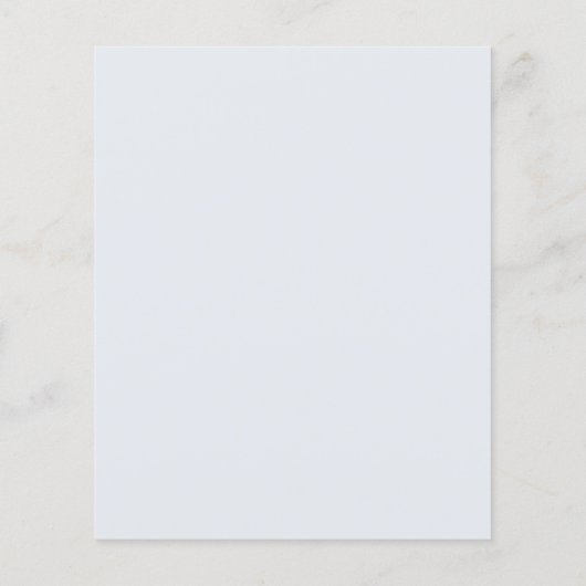 Modern Blue Stripes Elegant Budget Wedding Invite Flyer (Achterkant)