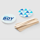 Modern Blue Team Boy Baby shower Handwaaier (Niet-gemonteerd)