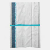 Modern Blue Theedoek (Verticaal)