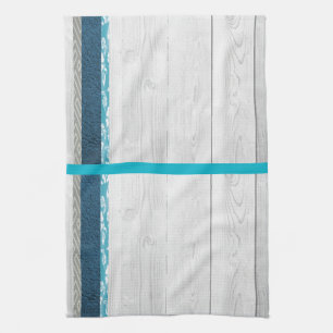 Modern Blue Theedoek