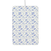 Modern Blue Toile Cacao and Chocolate Pattern Luchtverfrisser (Voorkant)