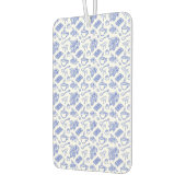 Modern Blue Toile Cacao and Chocolate Pattern Luchtverfrisser (Links)