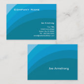Modern Blue Visitekaartje (Voorkant / Achterkant)