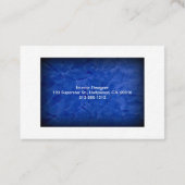 Modern Blue Visitekaartje (Achterkant)