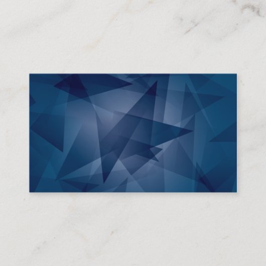 Modern Blue Visitekaartje (Voorkant)
